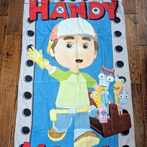 Vintage Disney Store Handy Manny Kids Cotton Bath Towel